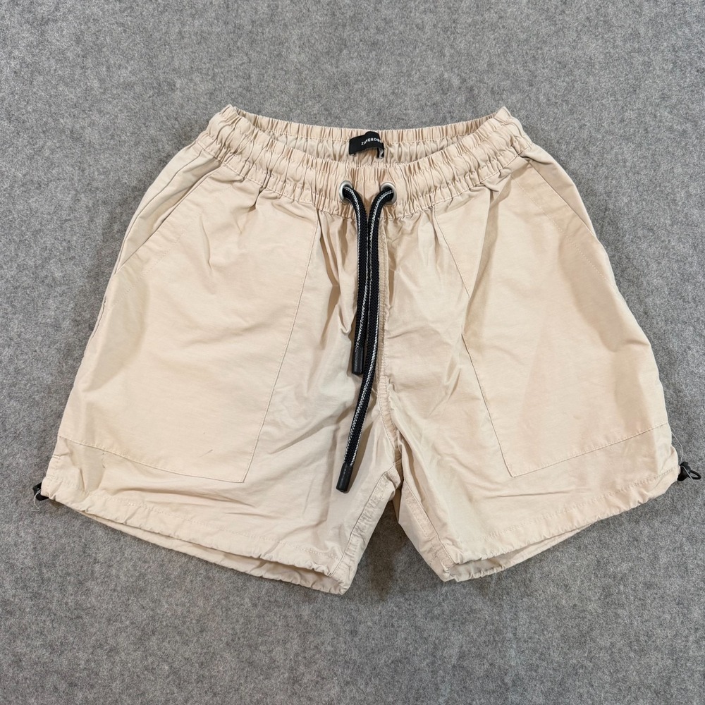 Zanerobe Oat Beige Khaki Jumpa Lite Lightweight Drawstring Shorts Men's‎ Size 32
